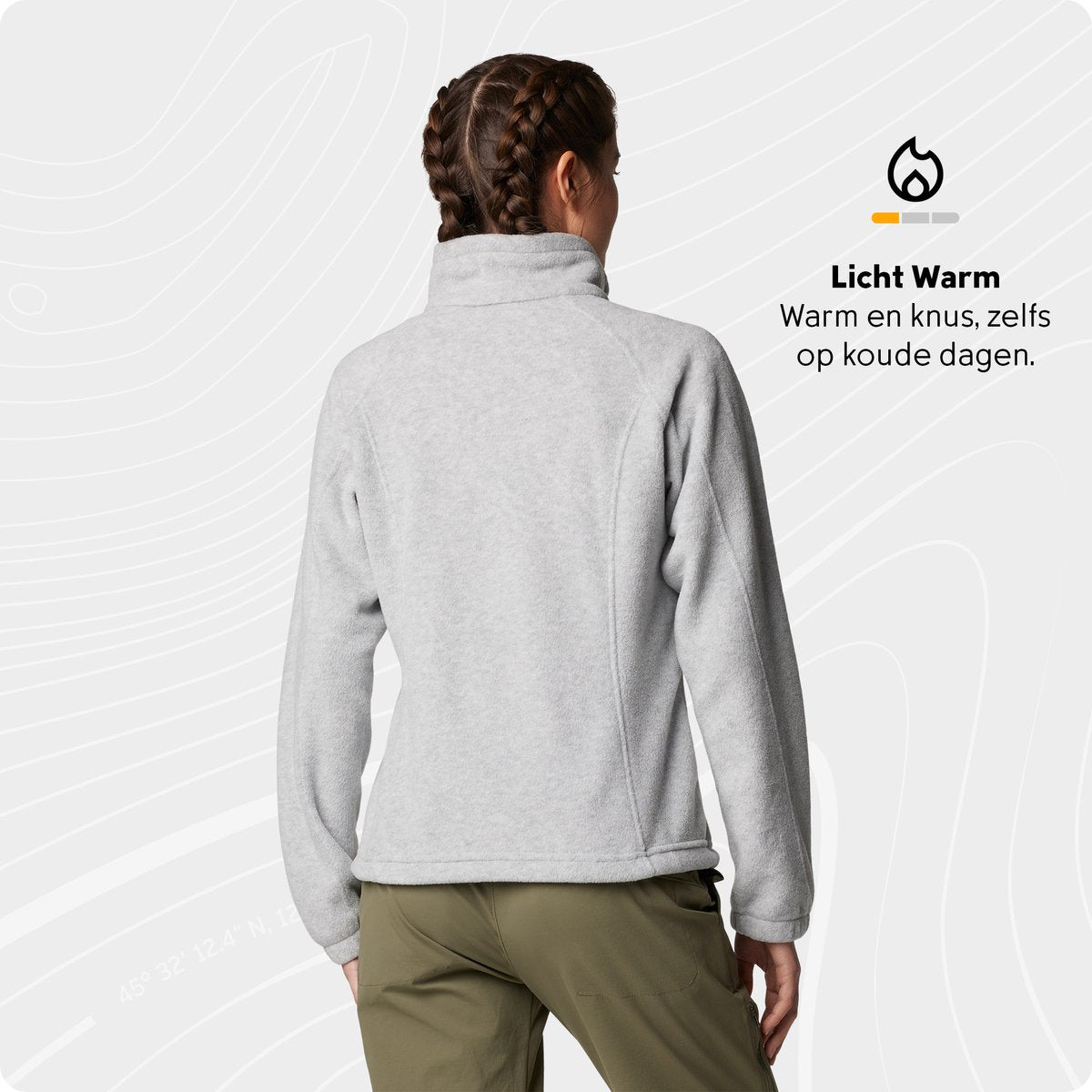 Columbia Benton Springs - Fleeceweste Damen - extra weich und warm - Grau - Größe XL