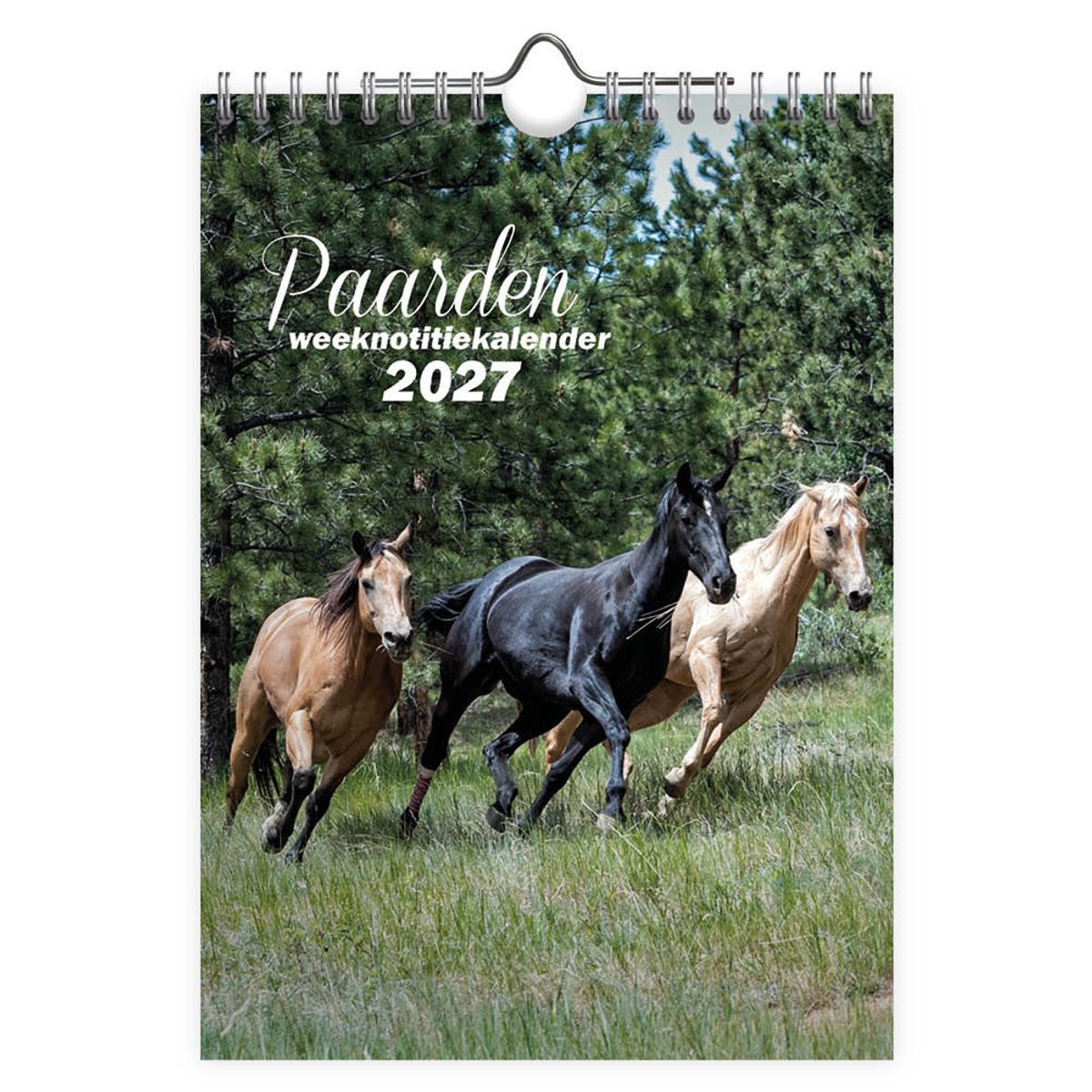 Comello paarden weeknotitiekalender 2027
