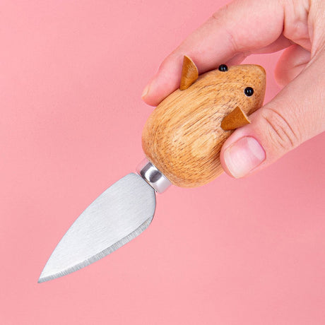 Kikkerland Käsemesser – 3er-Set – Maus-Design