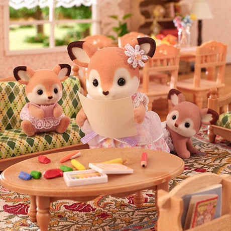 Sylvanian Family 5800 Tweeling Herten- 2 Fluweelzachte Spielfiguren