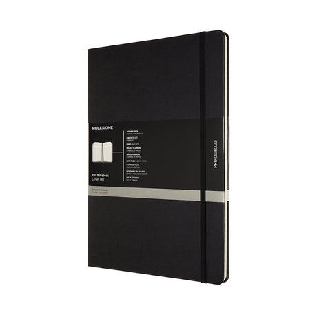 Professionelles Moleskine-Notizbuch – A4 – Hardcover – Schwarz