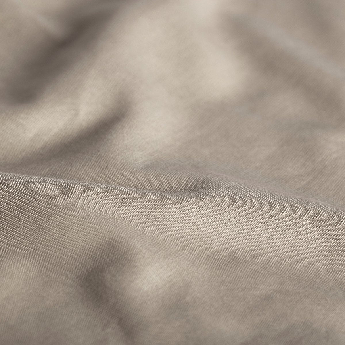 Cinderella - weekend - topper hoeslaken met split - 200x200 cm - tot 15 cm matrashoogte - 100% katoen - taupe