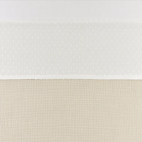 Meyco Baby-Pflaume-Bettlaken – gebrochenes Weiß – 100 x 150 cm – 0,3 tog