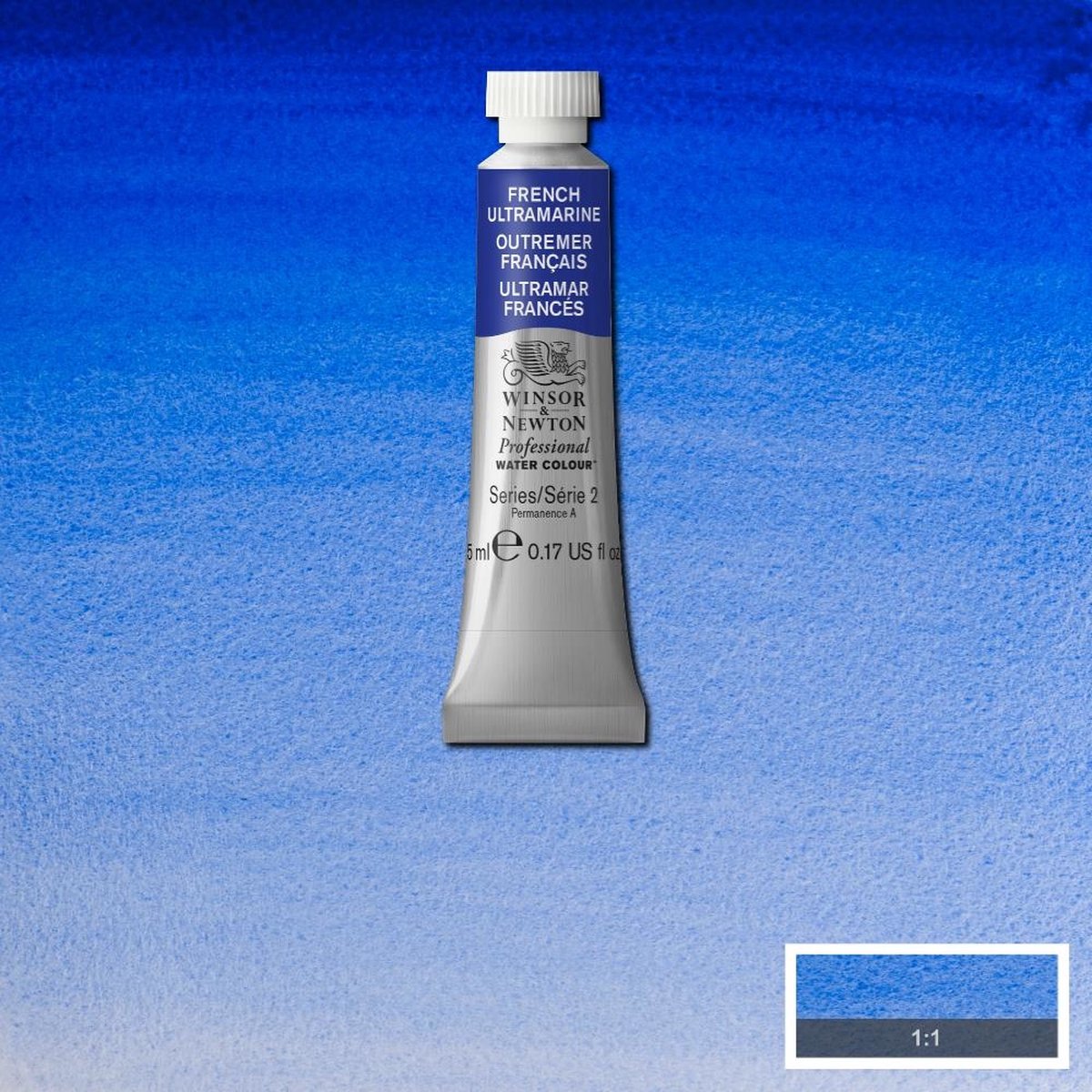 Winsor Newton w n professionelle Aquarellfarbe 5 ml | Französisches Ultramarin