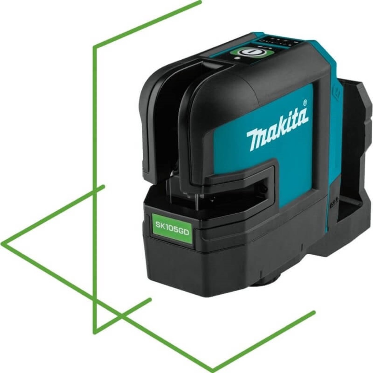 Makita sk105gdz Kreuzlinienlaser grün | ohne Akkus und Ladegerät, im Karton mit Tasche - sk105gdz