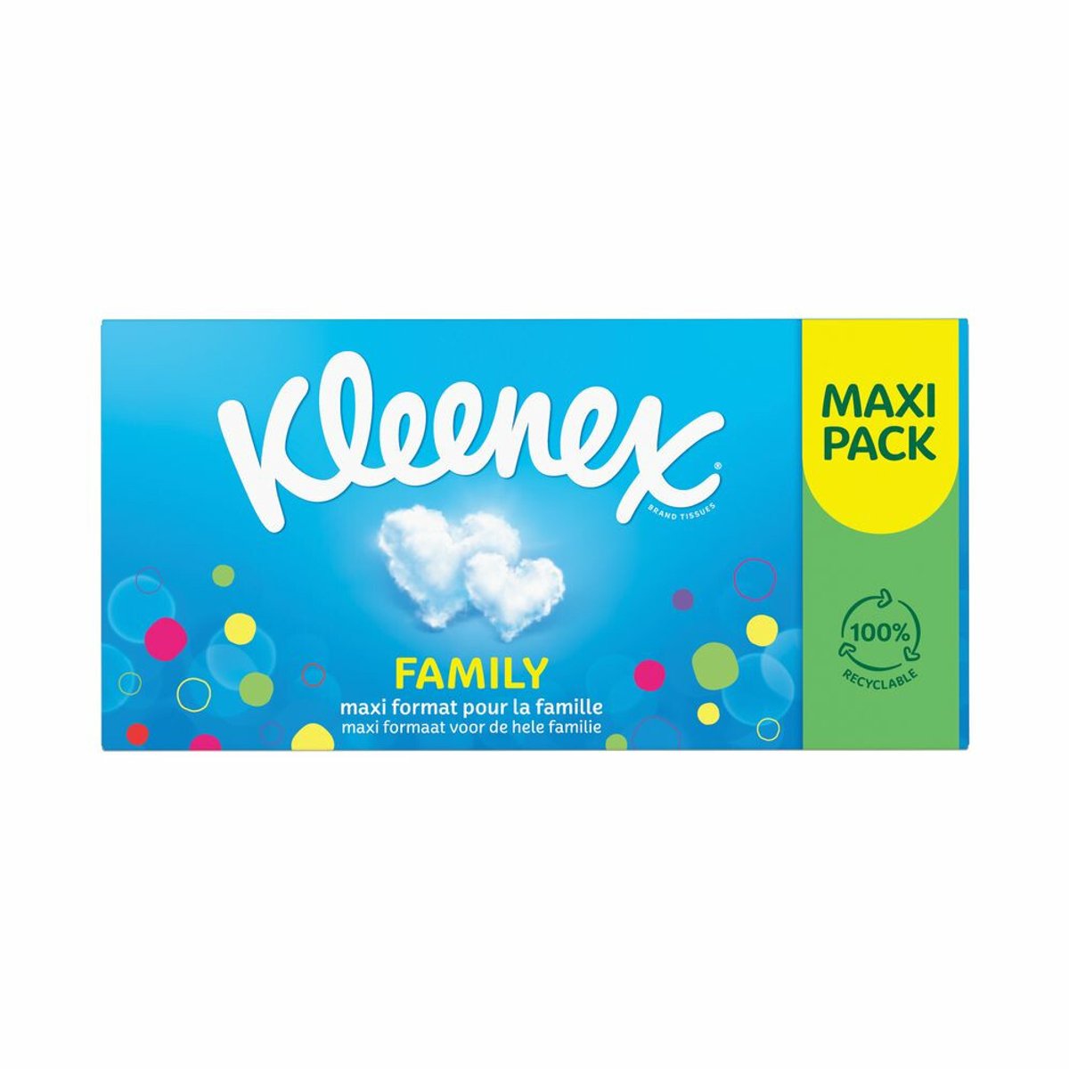 Kleenex-Taschentücher-Familie – 128 Stück