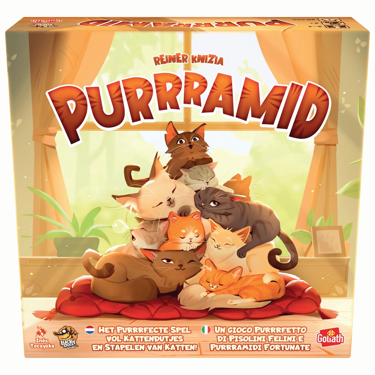 Goliath purrramid - familiespel - 2 tot 4 spelers - vanaf 8 jaar
