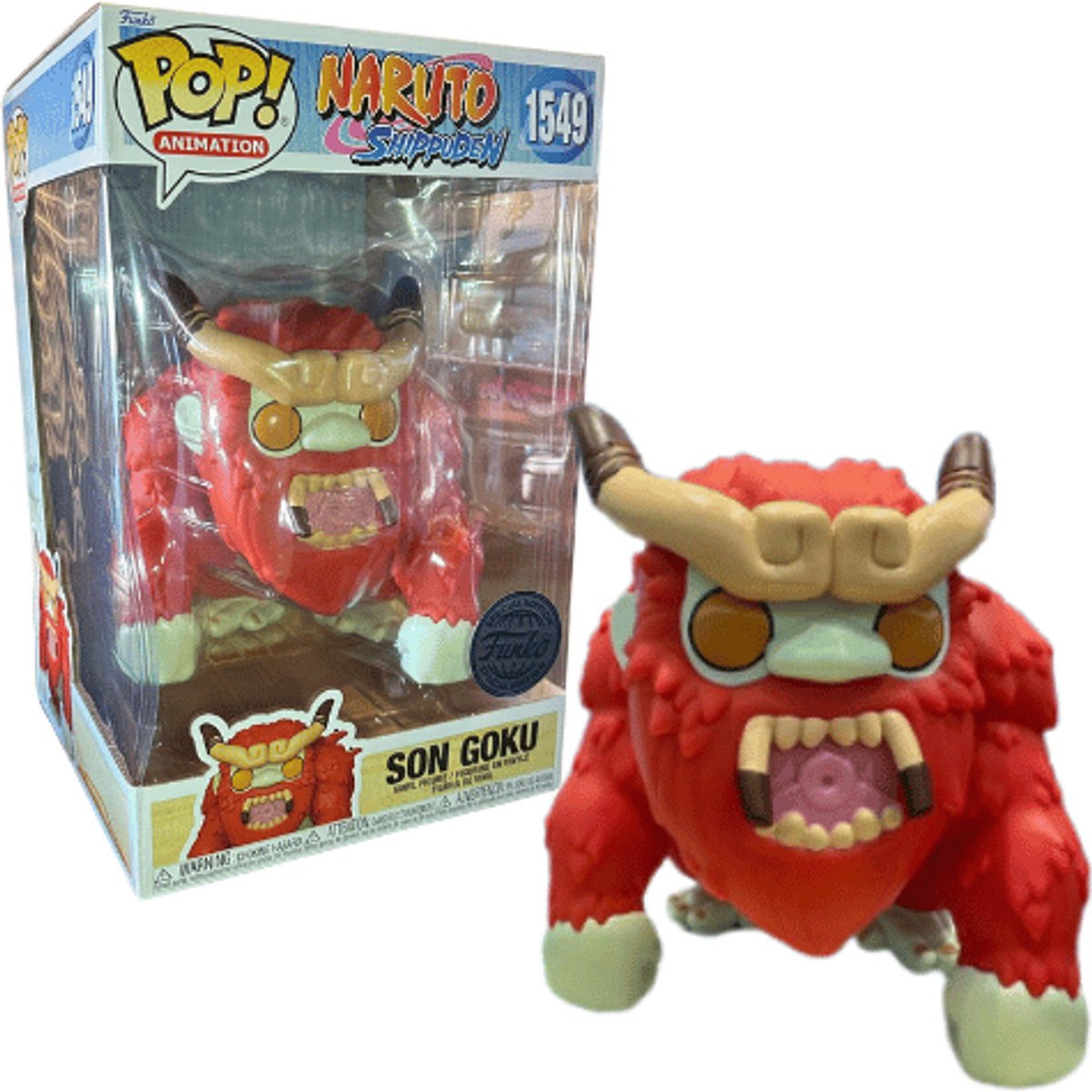 Funko-Pop! Animation: Naruto Shippuden – Son Goku #1549 Sonderausgabe exklusiv 25 cm 10''