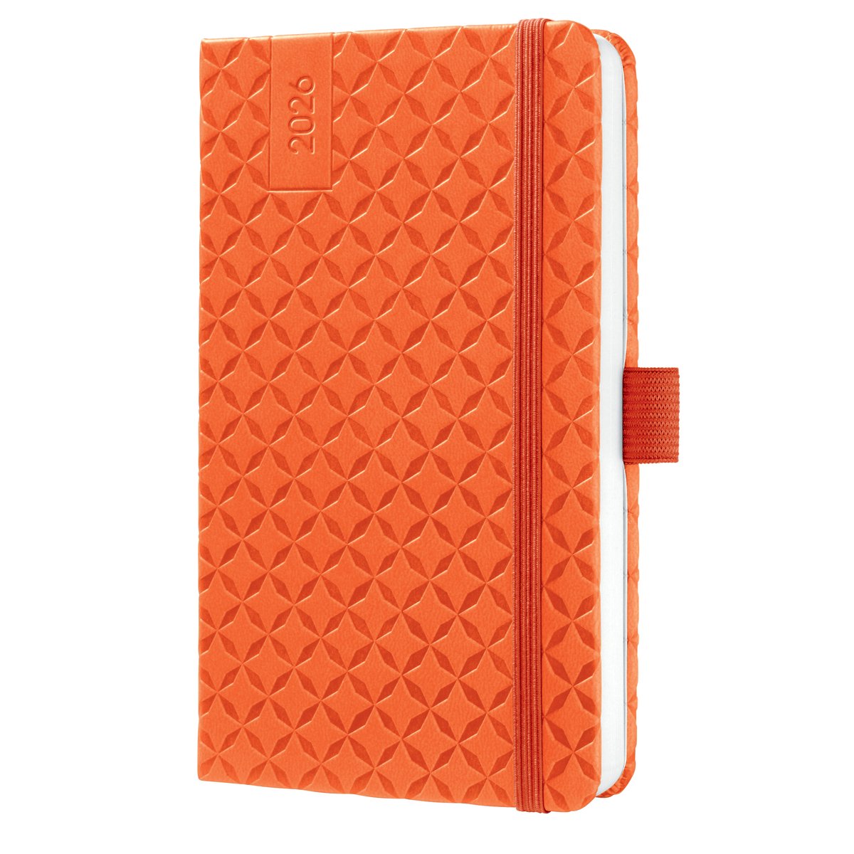 Sigel weekagenda flair 2026 - formaat a6 - pumpkin orange - hardcover - si-j6118