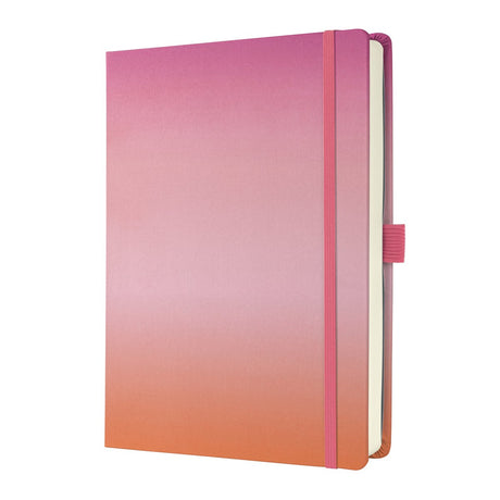 Sigel Bullet Journal – Jolie – A5 – Farbverlauf Sonnenuntergang – punktliniert – punktliniert – Hardcover – si-jb103