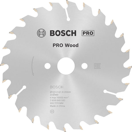 Bosch cirkzb opt 150x20 16x2,4 24t wz