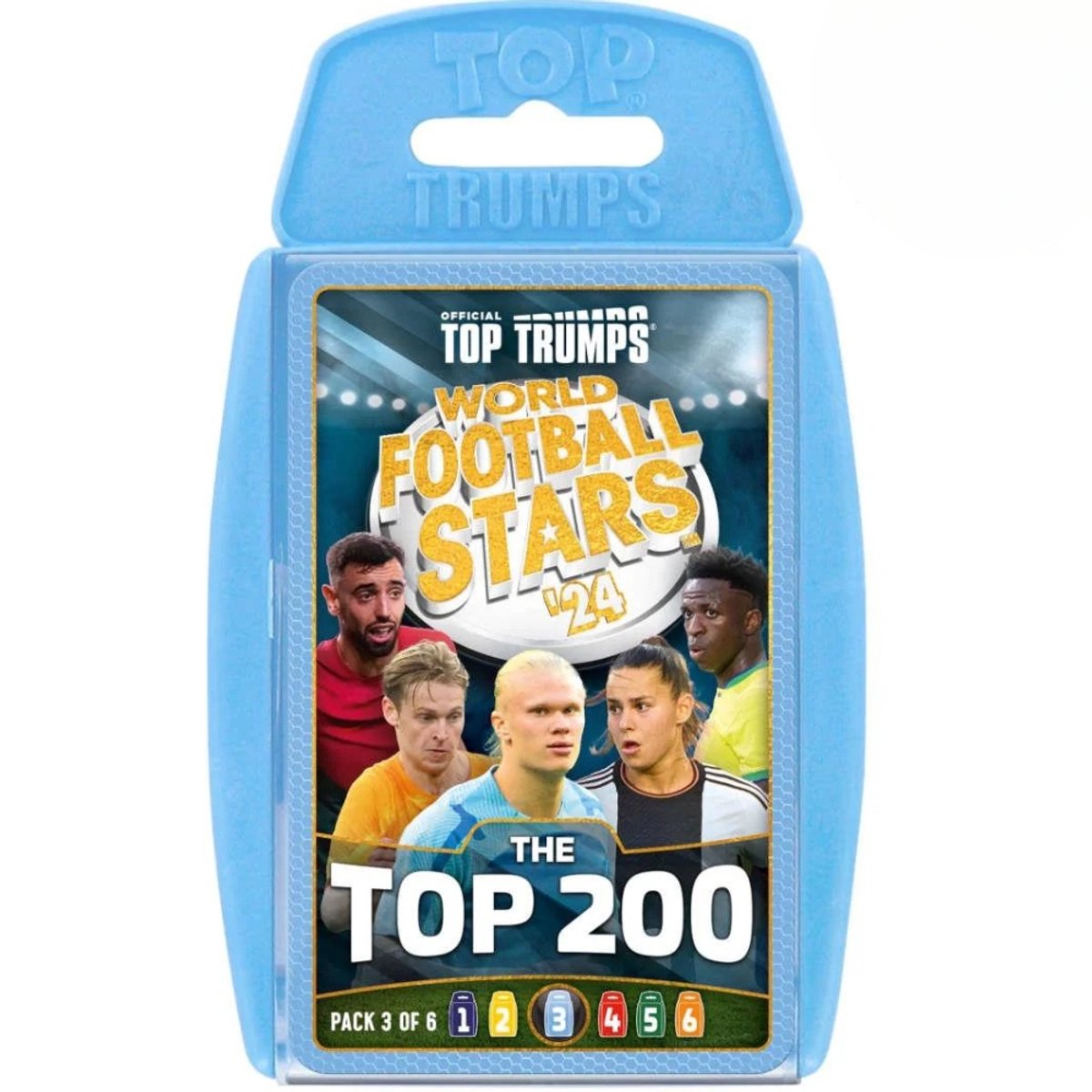 Winning Moves Top Trumps – Kartenspiel – World Football Stars Top 200 – Pack 3 6 – Englisch