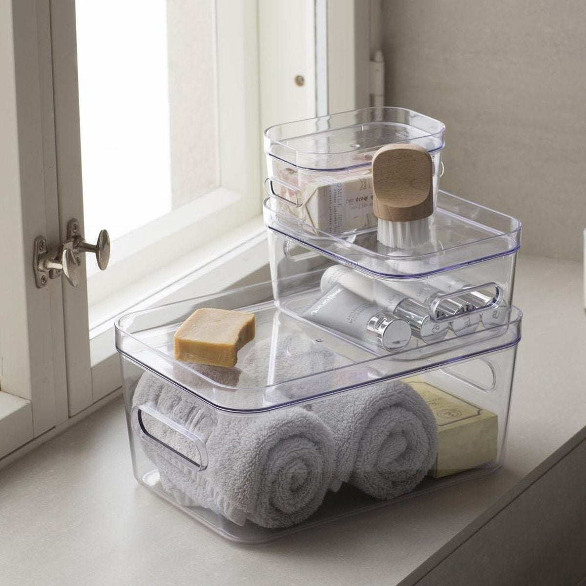 Smartstore - kompakte Aufbewahrungsbox m 5,3 Liter - Kunststoff - transparent