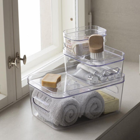 Smartstore - kompakte Aufbewahrungsbox m 5,3 Liter - Kunststoff - transparent