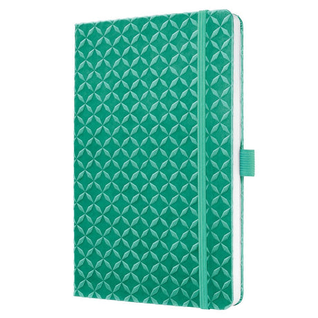 Sigel Notizbuch Jolie – Flair – A5 – Hardcover – 174 Seiten – liniert – 80-Gramm-Papier – Mintgrün – Si-JN133