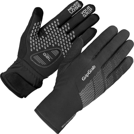 Gripgrab - Ride wasserdichte Winter-Fahrradhandschuhe Langfinger wasserdicht mit Polsterung - Unisex - Schwarz - Größe S