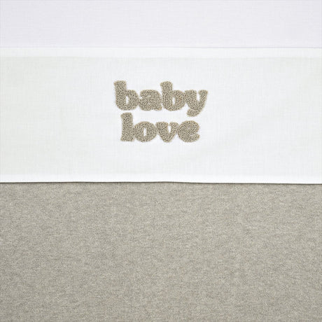 Meyco Baby Baby Love Bettlaken – Sand Melange – 75 x 100 cm – 0,3 Tog