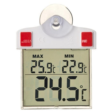 Naturfenster Thermometer Digital 13x10x3 cm 6080078