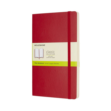 Moleskine klassisches Notizbuch – groß – Softcover – leer – rot