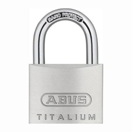Abus sleutelslot titalium 64ti 40 4 cm staal aluminium normaal