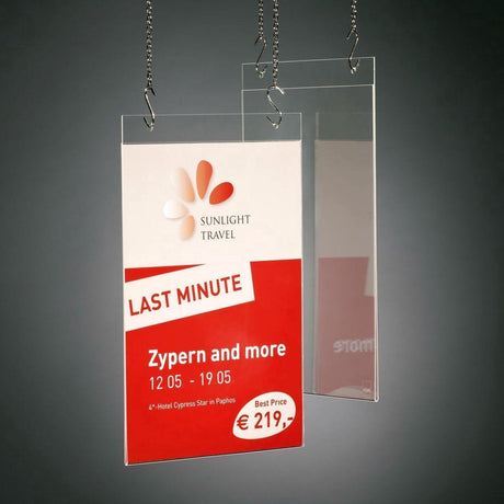 Sigel Posterhalter – A4 – Wandmodell – transparentes Acryl – si-ta240