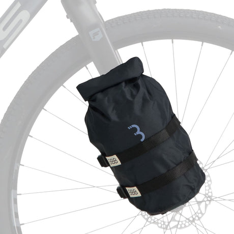 Bbb cycling bikepacking fietstas 4 liter - montage: voorvork - waterdichte drybag met houder - bikepacking tassen - stackpack bsb-145