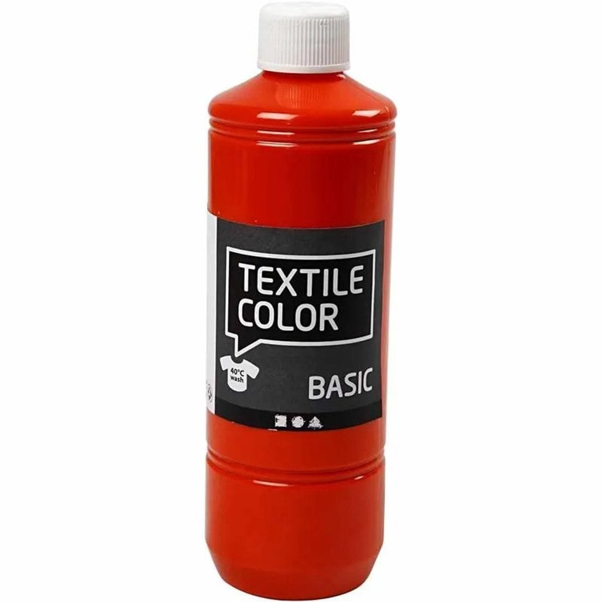 Kreativfirma Textilfarbe Semi -Covering Textil Paint - Orange, 500 ml