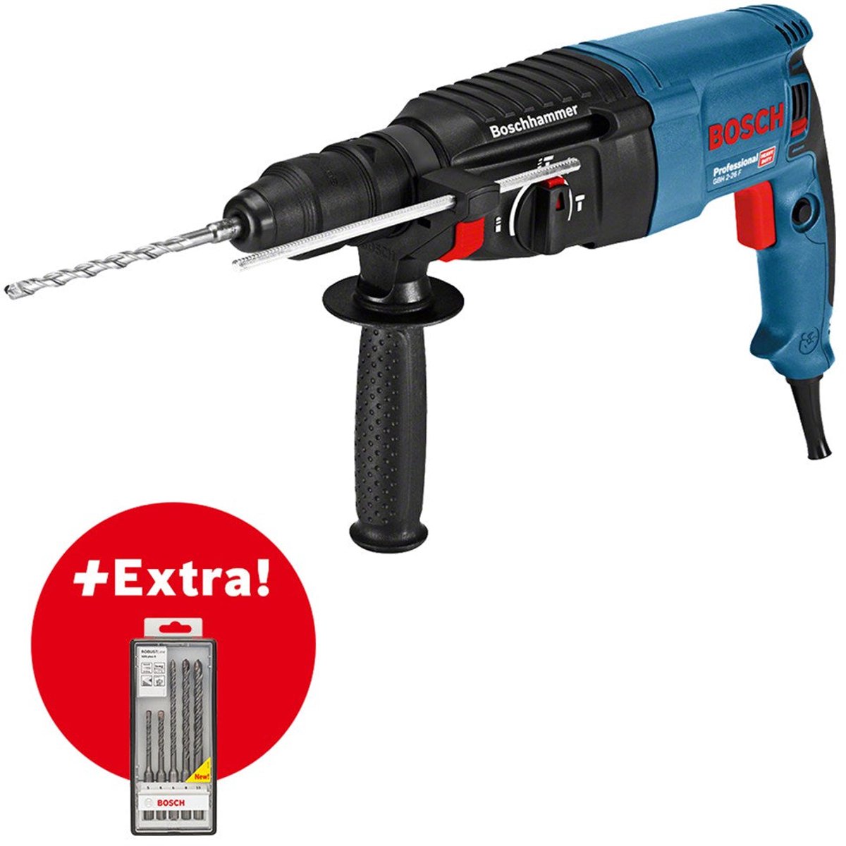 Bosch Bohrhammer GBH 2-26 F + 5 SDS-plus 5