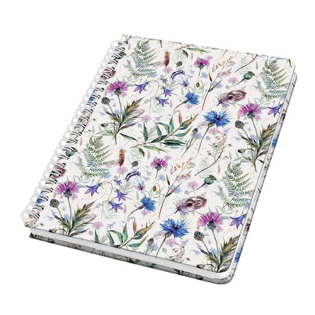 Sigel – Spiralnotizbuch – Jolie – A5 – Hardcover – 120 Seiten – Punkte – 100-Gramm-Papier – Misty Meadows – Si-JN618