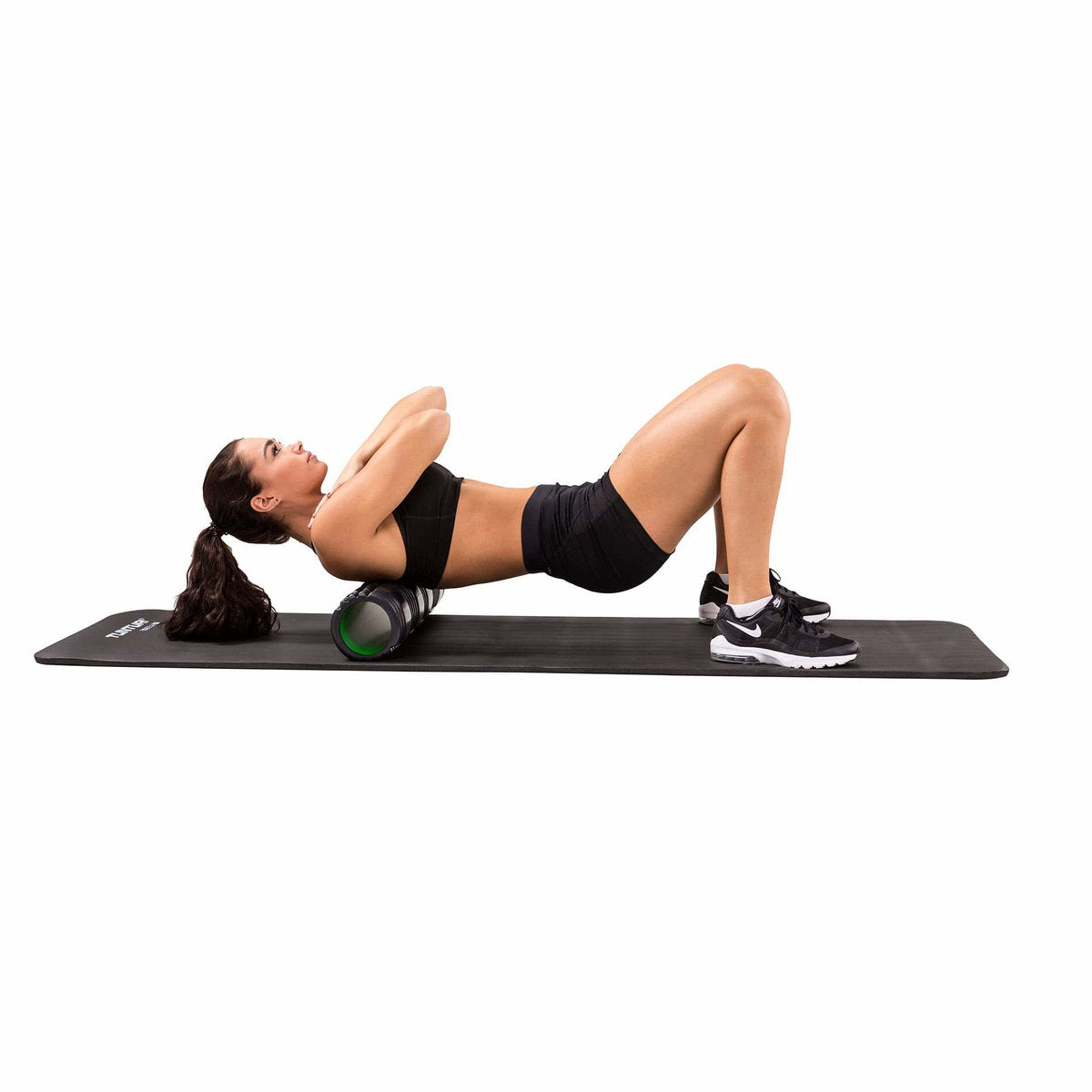Triggerpoint – The Grid 1.0 Schaumstoffrolle – 33 cm – Schwarz – Schaumstoff – Massagerolle – Yoga – Pilates – Fitness