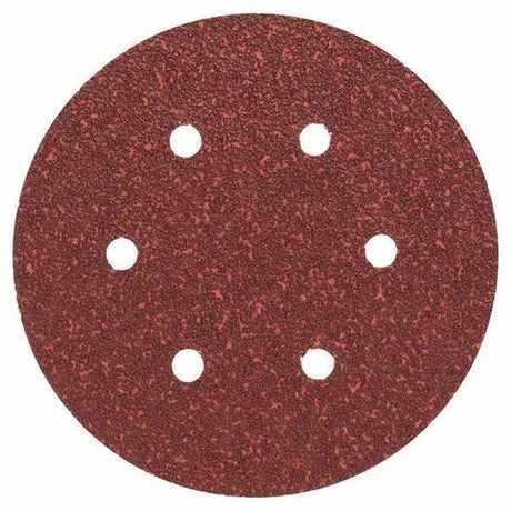 Bosch 5-teiliges Schleifblatt-Set für Exzenterschleifer 150 mm gelocht - Körnung 40