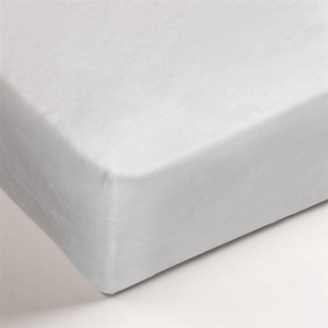 Ambiante - polyester - molton - hoeslaken - tweepersoons - 140x200 210 cm - wit