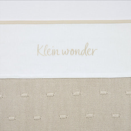 Meyco Baby-Kleinwunder-Bettlaken – weicher Sand – 100 x 150 cm – 0,3 Tog