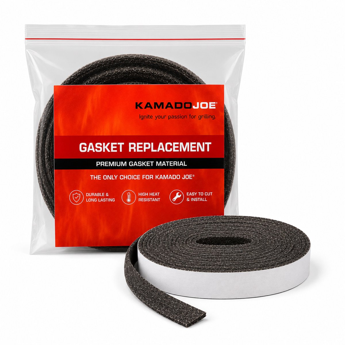 Kamadojoe Kamado Joe® Original Ersatzfilz – Kamado Dichtungsfilz 4m – Dichtung passend für Classic i Joe Junior
