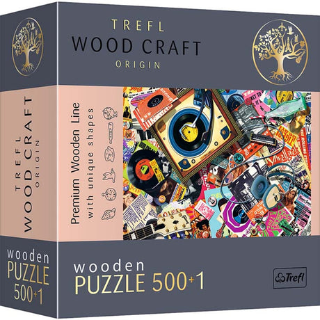 Trefl Puzzle Musikwelt 500+1 Stück bunter FSC-Karton.
