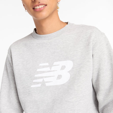 New Balance Sport Core Brushed Crew Herrenpullover – athletisches Grau