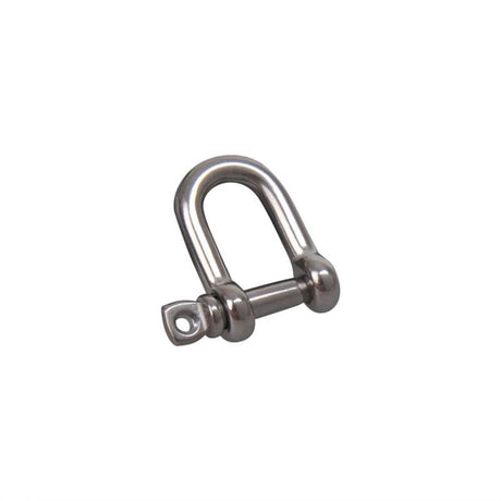 Seilflechter D-Schäkel – kurz – 5 mm – Edelstahl A4 AISI 316 – 1300 Dan