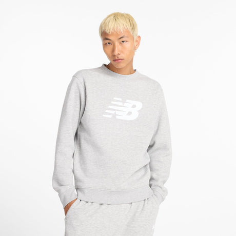 New Balance Sport Core Brushed Crew Herrenpullover – athletisches Grau