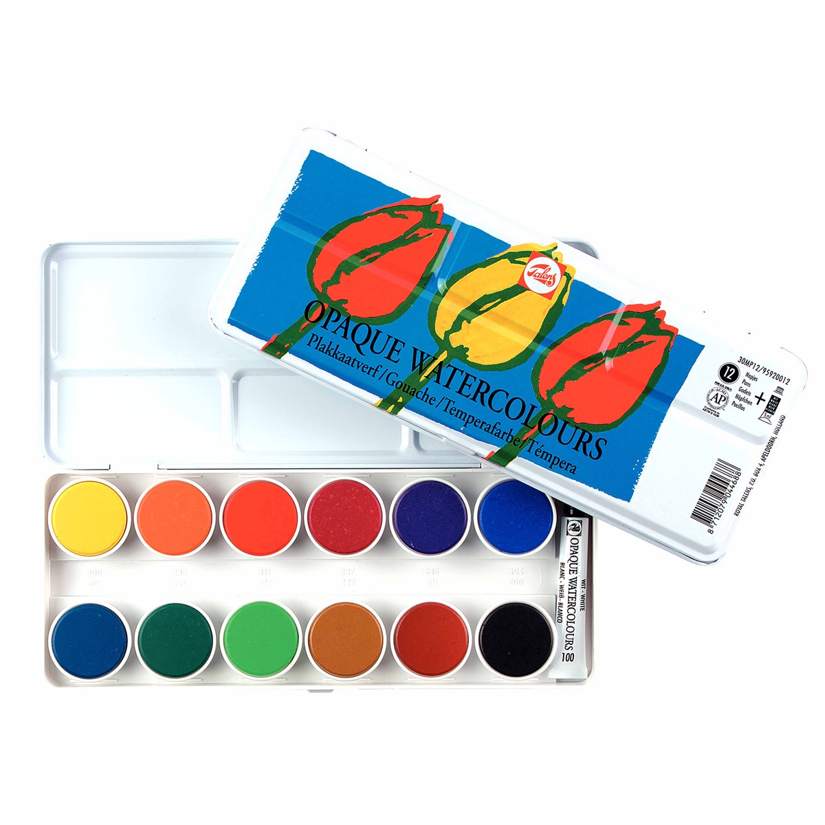 Talens deckendes Aquarellfarben-Set 30mp12