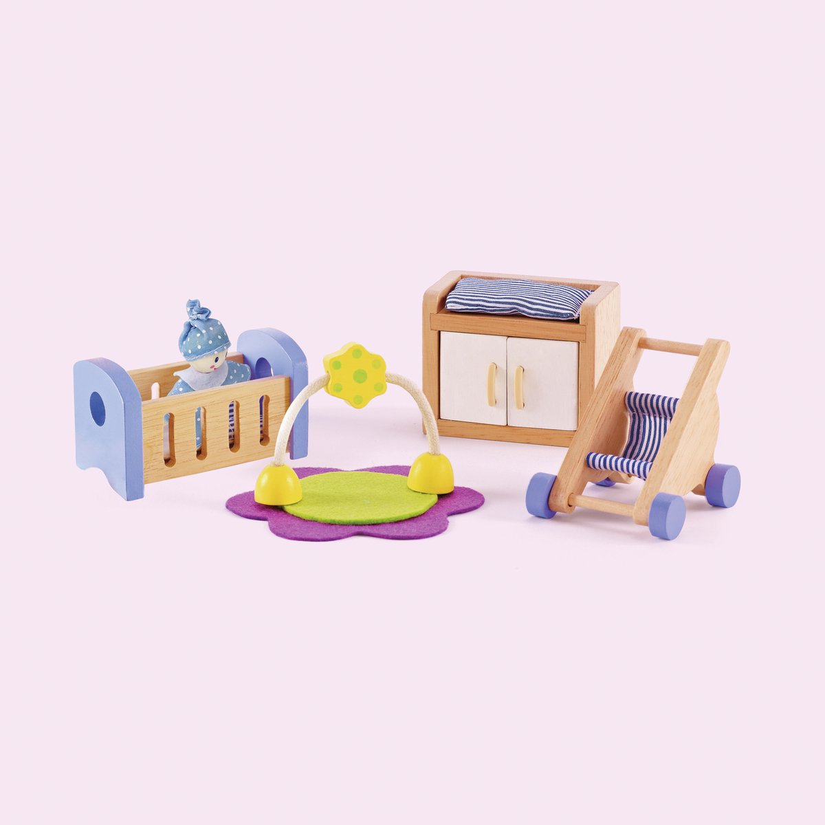 Hape Puppenhaus-Babyzimmer