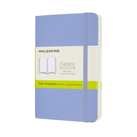 Klassisches Moleskine-Notizbuch – Tasche – Softcover – leer – Hortensienblau