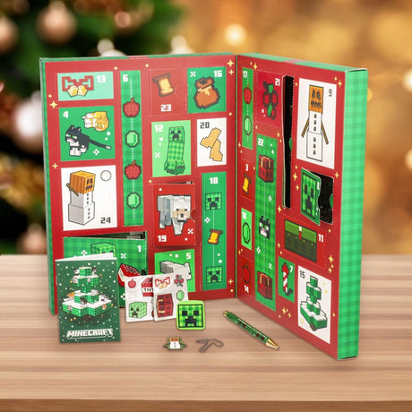 Paladone Produkte Minecraft Adventskalender Briefpapier 24-Tage-Kalender