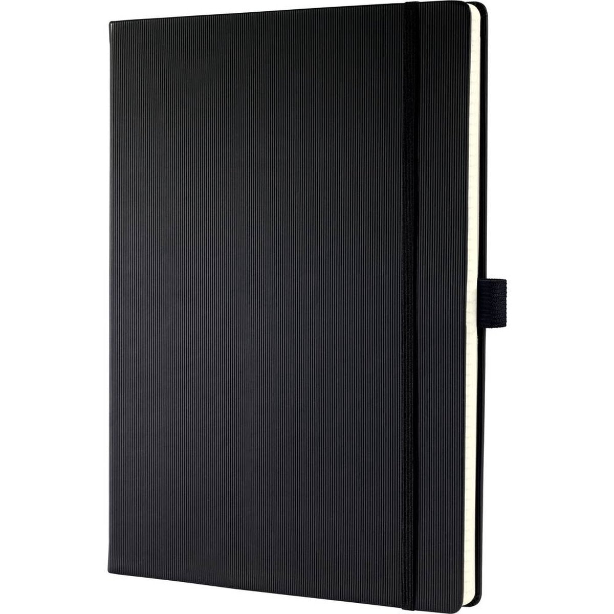 Sigel Notizbuch – Conceptum – A4 – Schwarz – Hardcover – 194 Seiten – 80 Gramm – Punkte – Si-Co108
