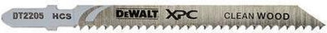 Dewalt dt2216-qz – Holzbearbeitungs-Stichsägeblätter – 82 x 2 mm – T-Schaft – 5 Stück