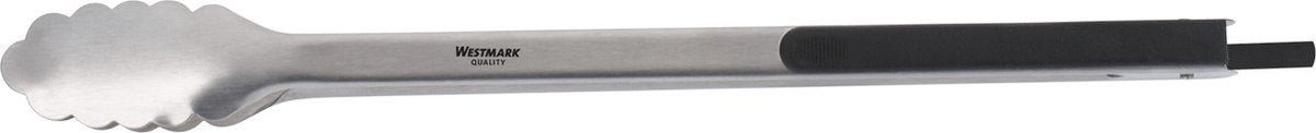 Westmark Grillzange, Edelstahl Kunststoff, Länge: 40 cm, Classic Special, Silber Schwarz, 15162270