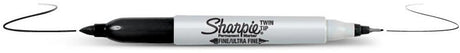 Sharpie Twin Tip Permanentmarker schwarz