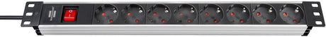 Brennenstuhl Premium-Line-Technik Alu 19 8x