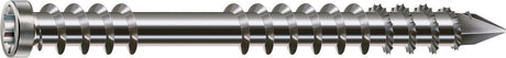 Spax Terrassenschraube, 5 x 60 mm, 180 Stück, Befestigungsgewinde, Zylinderkopf, T-Stern plus T25, Schnittspitze, Edelstahl A2 – 8000000276606