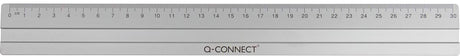 Q-Connect Messlatte, Aluminium, 30 cm