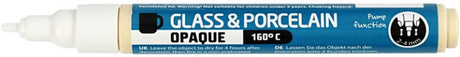 Kreativunternehmen https: www.cchobby.nl Glas-und-Porzellan-Marker-Liniendicke-2-4-mm-opak-weiß-1-teilig